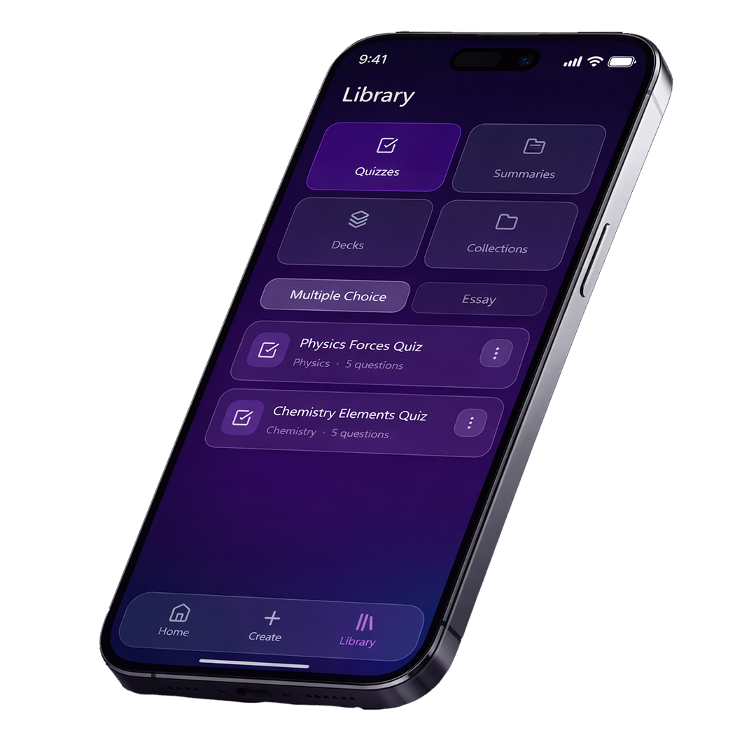 Turn any content into study materials